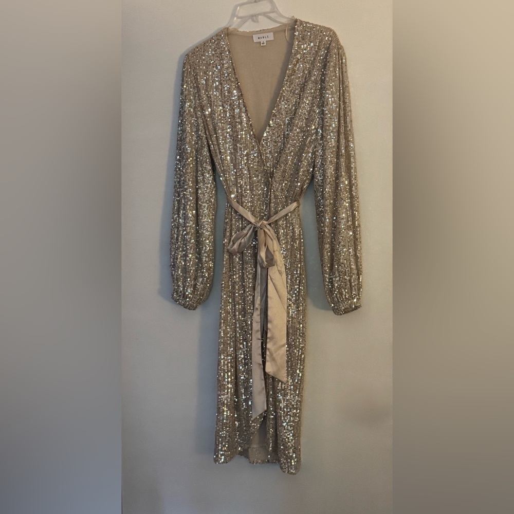 MARBLE sequins dresd